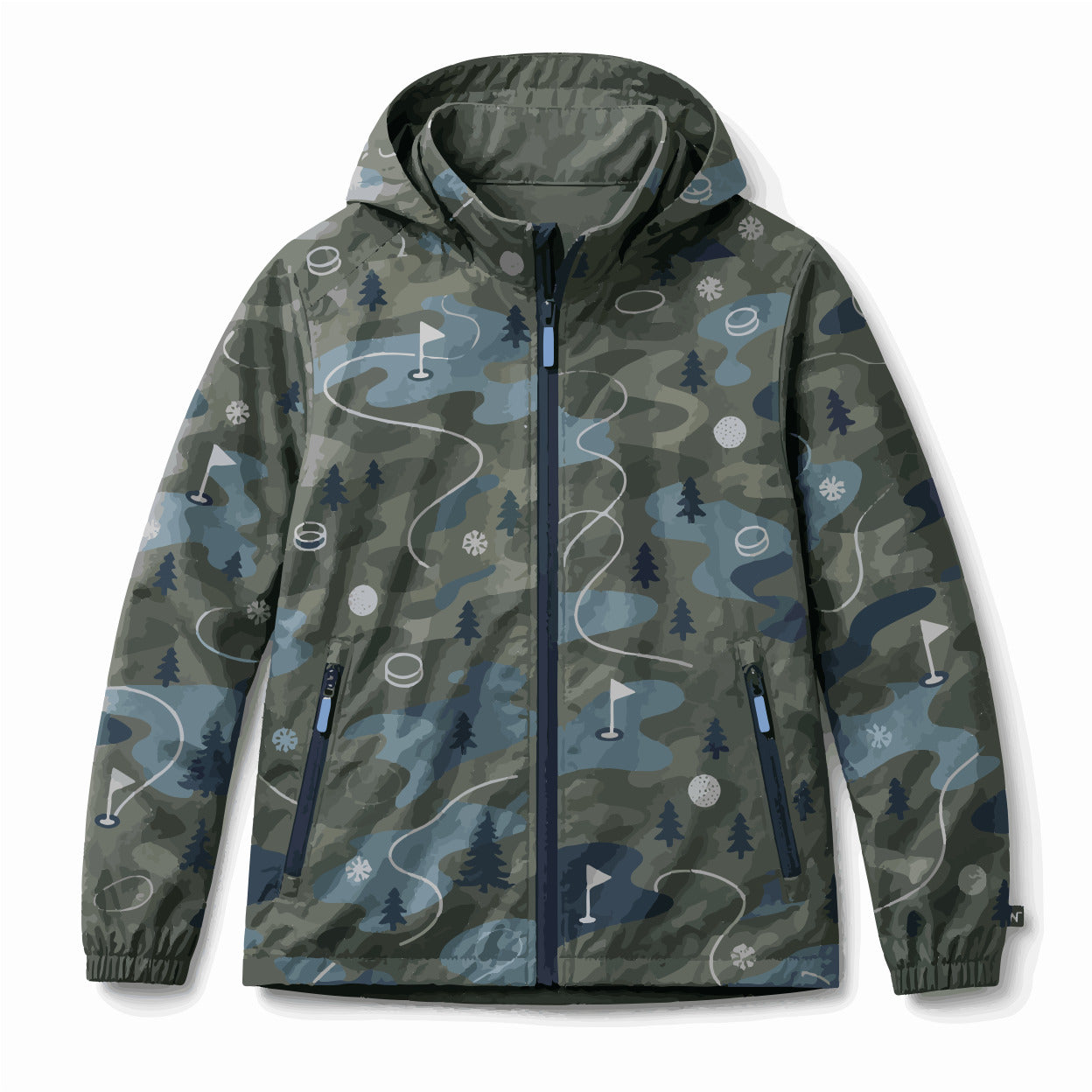 Frozen Fairway Camo Kid