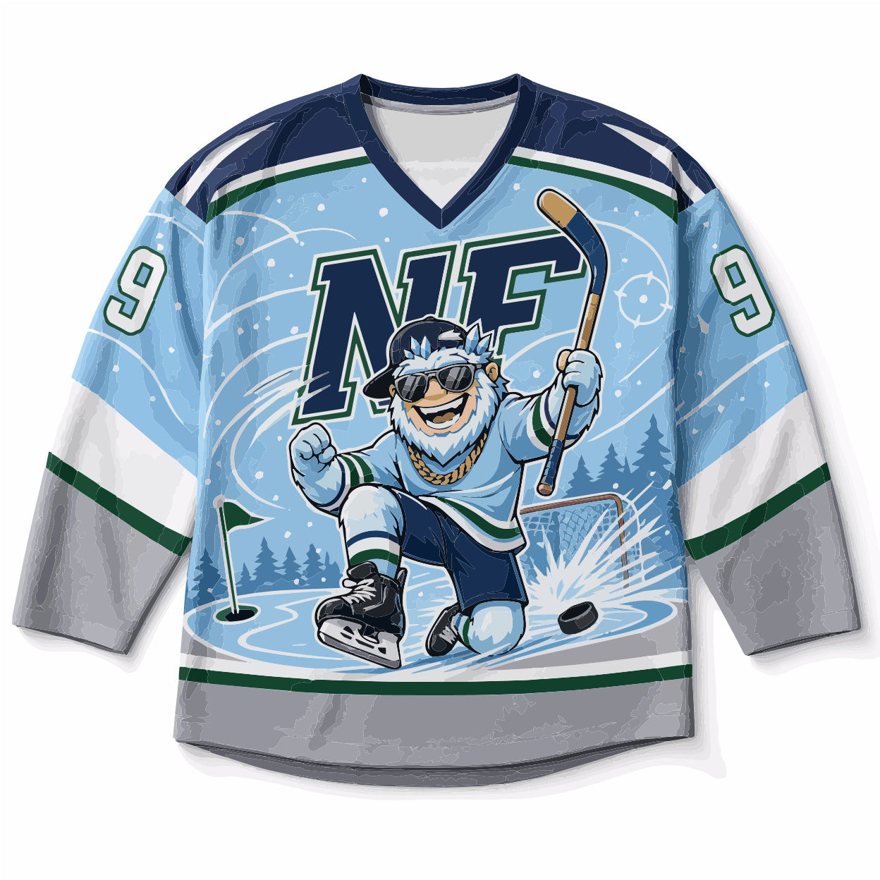 Ice Blue Goal Scorer